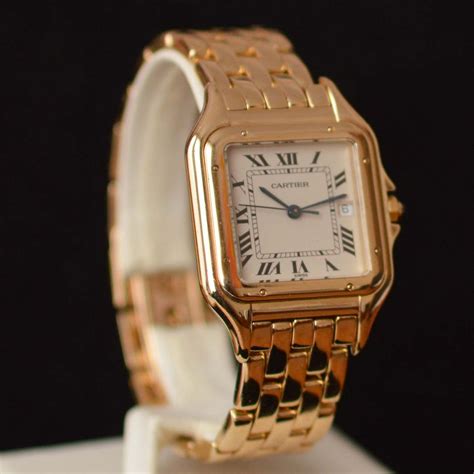 replica cartier panthere gold watch|cartier panthere watch price.